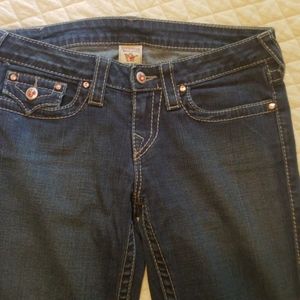 1 True Religion Jean sz 29 w/ pink gems